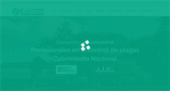 Desktop Screenshot of fumicontrolcol.com
