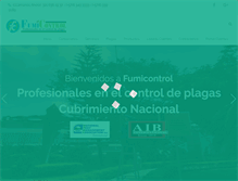 Tablet Screenshot of fumicontrolcol.com
